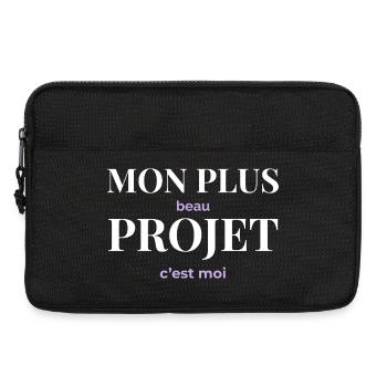 Mon Plus Beau Projet — C'est Moi - Sacoche pour ordinateur portable 13 pouces - noir - Devant