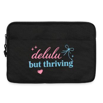 Delhu Thriving Script Logo - Laptoptasche 13" - Schwarz - Vorne