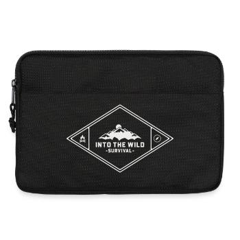 Into The Wild - Survival Camping Outdoor Adventure - Laptop bag 13" - black - Front