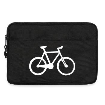 Bicycle Wheel - Laptop bag 13" - black - Front