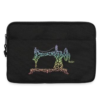 Nähmaschine - Laptoptasche 13" - Schwarz - Vorne