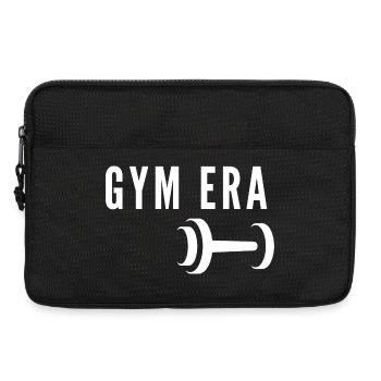 Fitness-Motivation für Kurzhantel-Gewichtheben im Fitnessstudio - Laptoptasche 13" - Schwarz - Vorne