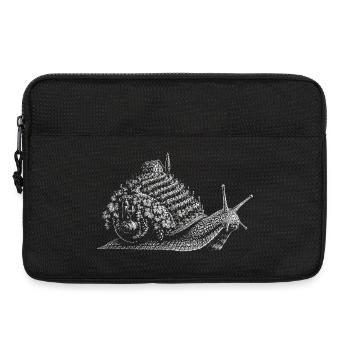 Weinbergschnecke - Laptoptasche 13" - Schwarz - Vorne