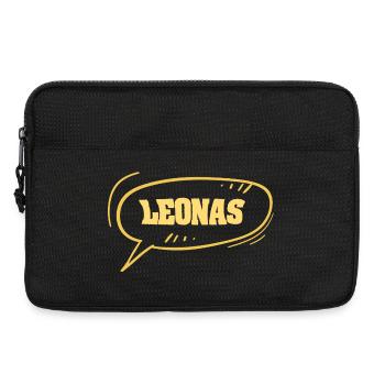 Leonas en tant que comique - Sacoche pour ordinateur portable 13 pouces - noir - Devant