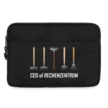 CEO of Rechenzentrum Gärtner Garten Gartenarbeit - Laptoptasche 13" - Schwarz - Vorne