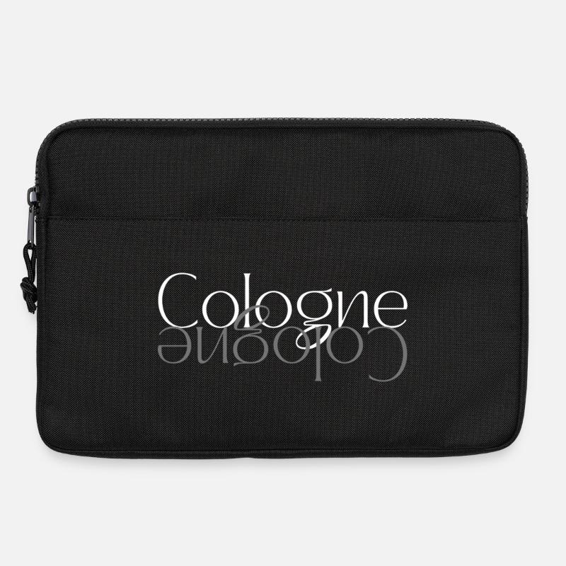 Cologne Wordmark Mirror - Laptop bag 13" - black