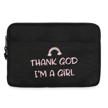 Lustiger Spruch - Laptoptasche 13" - Schwarz - Vorne