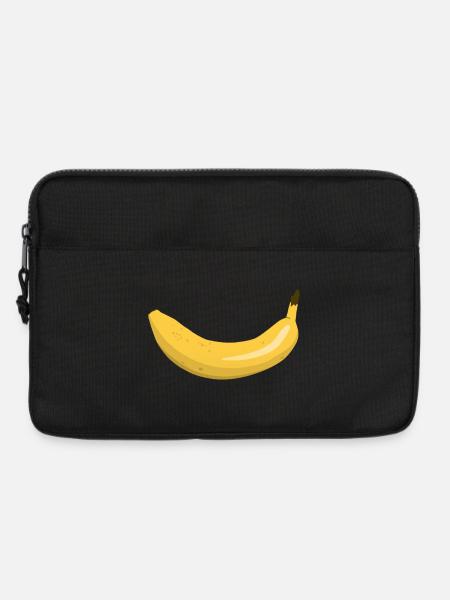 Banana smile - Laptop bag 13" - black