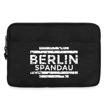 Berlin Spandau (Vintage/Weiß) - Laptoptasche 13" - Schwarz - Vorne