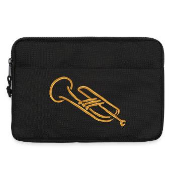 trompete musiker - Laptoptasche 13" - Schwarz - Vorne