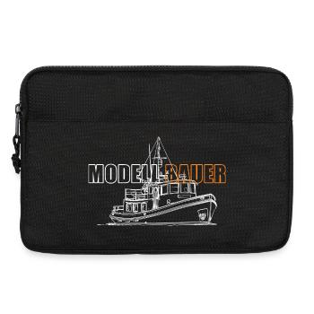 Modellbau Schiffe - Laptoptasche 13" - Schwarz - Vorne
