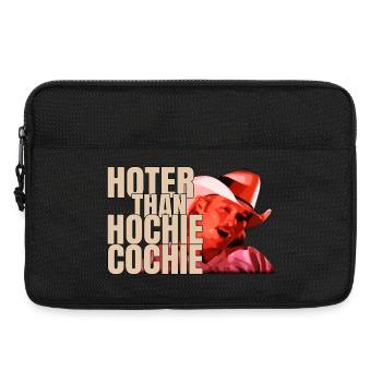 Hotter Than A Hoochie Coochie - Laptop bag 13" - black - Front