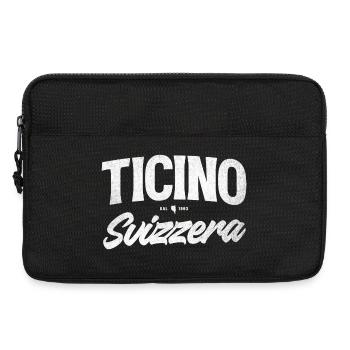 Ticino Schweiz Script Logo - Laptoptasche 13" - Schwarz - Vorne