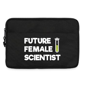 Future Female Scientist - Laptop bag 13" - black - Front
