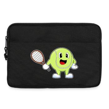 Raquette de tennis balle de tennis - Sacoche pour ordinateur portable 13 pouces - noir - Devant