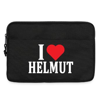 Name T-Shirt Ich liebe Helmut T-Shirt Geschenkidee - Laptoptasche 13" - Schwarz - Vorne