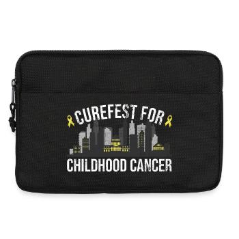 CureFest Cityscape gegen Kinderkrebs - Laptoptasche 13" - Schwarz - Vorne