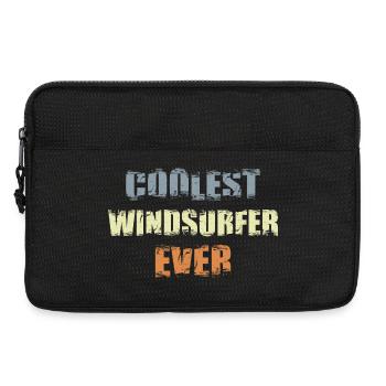 Cool windsurfer - Laptop bag 13" - black - Front