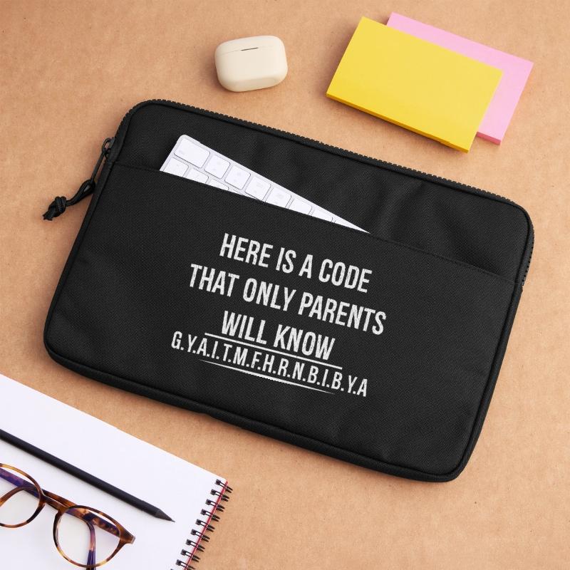Hier ist ein Code, den nur Eltern kennen werden Laptoptasche 13"