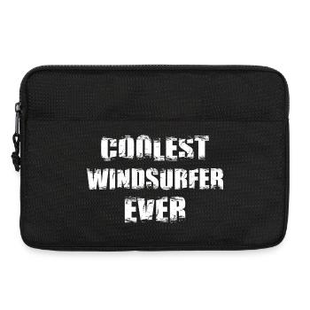 Coolest Windsurfer Ever - Laptoptasche 13" - Schwarz - Vorne