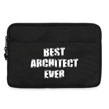 Der beste Architekt aller Zeiten - Laptoptasche 13" - Schwarz - Vorne