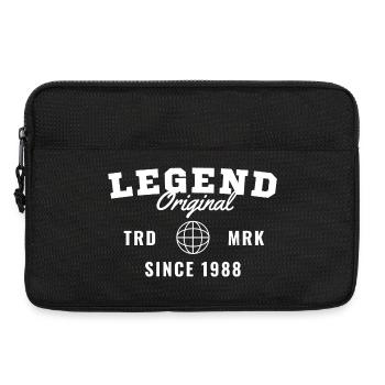 Geburtsjahr-Legende seit 1988 - Laptoptasche 13" - Schwarz - Vorne