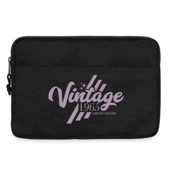 Anniversaire Vintage Rétro 1965 - Sacoche pour ordinateur portable 13 pouces - noir - Devant