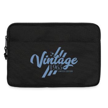 Anniversaire Vintage Rétro 1965 - Sacoche pour ordinateur portable 13 pouces - noir - Devant