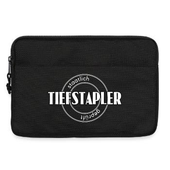 Tiefstapler - Laptoptasche 13" - Schwarz - Vorne