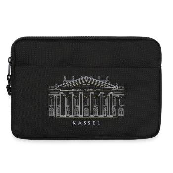Kassel, Dessin à la main Fridericianum, Art - Sacoche pour ordinateur portable 13 pouces - noir - Devant