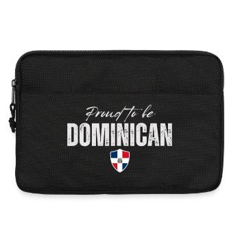 Fier dominicain, fabriqué en République dominicaine - Sacoche pour ordinateur portable 13 pouces - noir - Devant