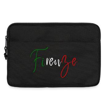 Ich liebe Florence, elegantes minimalistisches Design - Laptoptasche 13" - Schwarz - Vorne