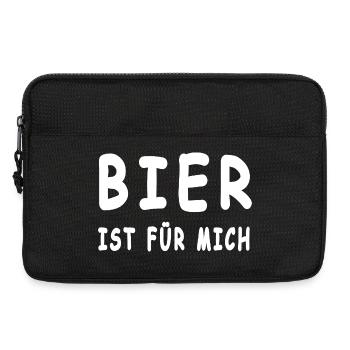 Bier - Laptoptasche 13" - Schwarz - Vorne