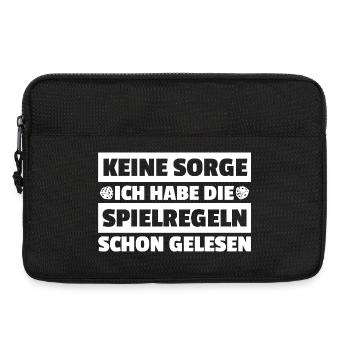 Game Rules Read Board Game Board Game - Laptop bag 13" - black - Front