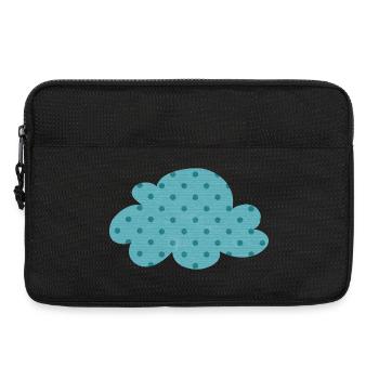 Wolke Punkte Dots Wetter Kinderzimmer Deko Kinder - Laptoptasche 13" - Schwarz - Vorne