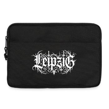 Ville préférée de Leipzig : Art Black Metal - Sacoche pour ordinateur portable 13 pouces - noir - Devant