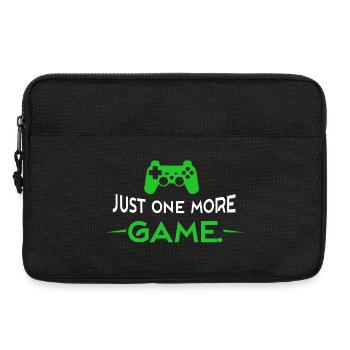 Just_one_more_game_-_play_ - Laptoptasche 13" - Schwarz - Vorne