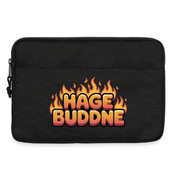 Hagebuddne - Funny Deutsche Memes - Laptop bag 13" - black - Front
