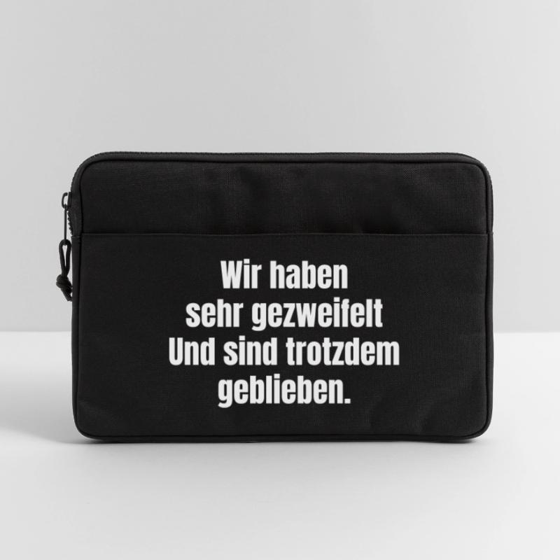 Perseverance Despite Doubt We Stayed Conclusion Laptop bag 13"