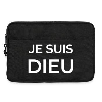 Ich bin Gott - Laptoptasche 13" - Schwarz - Vorne