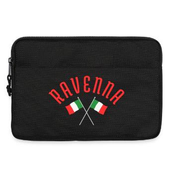 Ravenna Italien Flaggenemblem - Laptoptasche 13" - Schwarz - Vorne