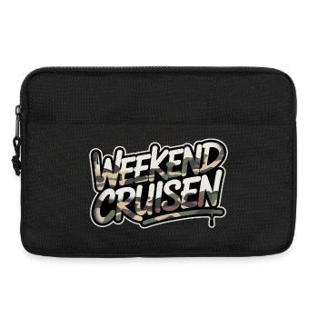 Weekend Cruising Camouflage for Car Fans - Laptop bag 13" - black - Front