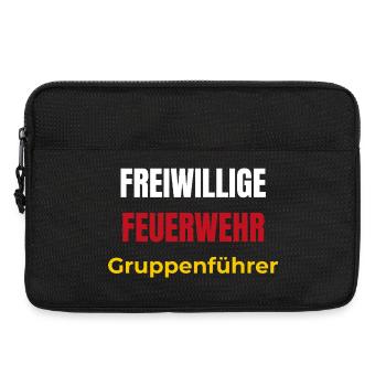 Freiwillige Feuerwehr Gruppenführer – Einsatzteam  - Laptoptasche 13" - Schwarz - Vorne
