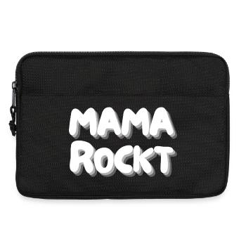 Mama rockt - Laptoptasche 13" - Schwarz - Vorne