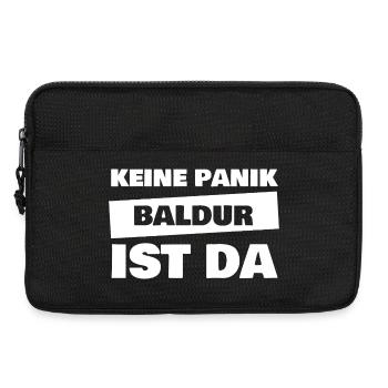 Baldur als Name - Laptoptasche 13" - Schwarz - Vorne