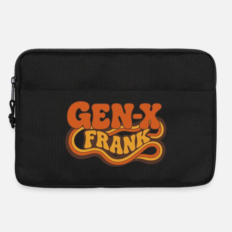 Gen-X Frank Retro Logo - Laptop bag 13" - black