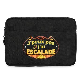 J'peux pas j'ai Escalade - Sacoche pour ordinateur portable 13 pouces - noir - Devant