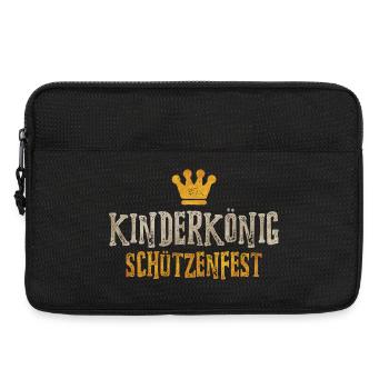 Kinderkönig Schützenfest Logo - Laptoptasche 13" - Schwarz - Vorne