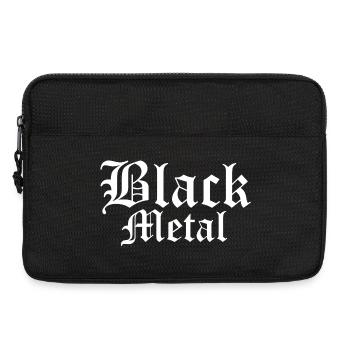 Logo Black Metal - Sacoche pour ordinateur portable 13 pouces - noir - Devant