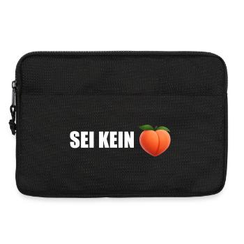 Don't be a Peach - Laptop bag 13" - black - Front